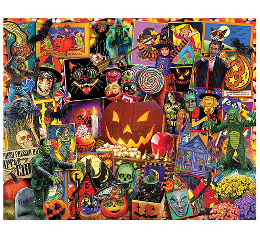 White Mountain Halloween Season Puzzle 1000pcs