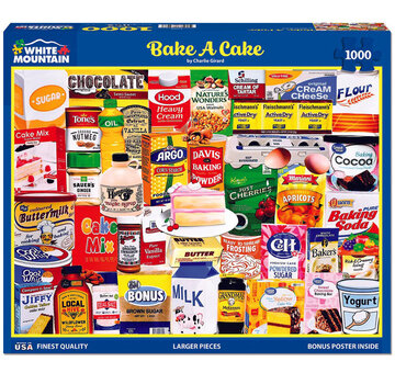 White Mountain White Mountain Bake A Cake Puzzle 1000pcs