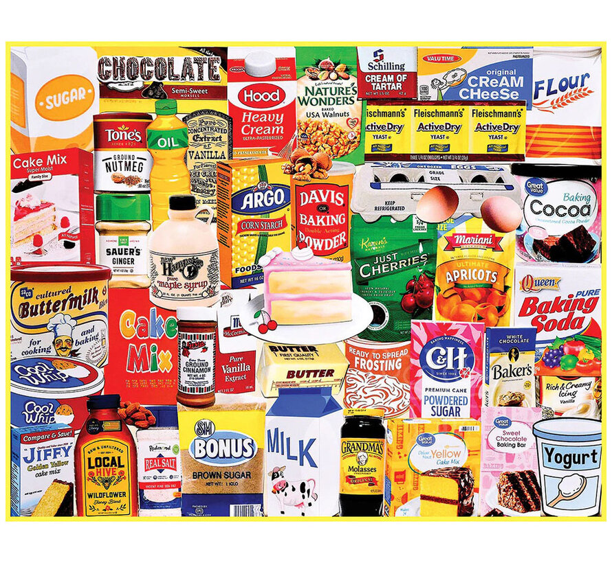 White Mountain Bake A Cake Puzzle 1000pcs