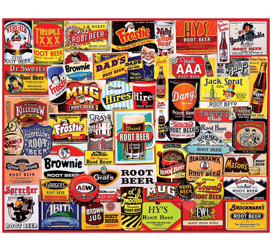 White Mountain Root Beers Puzzle 1000pcs