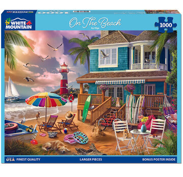 White Mountain White Mountain On The Beach Puzzle 1000pcs
