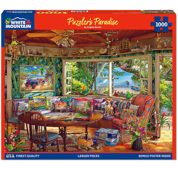 White Mountain White Mountain Puzzler’s Paradise Puzzle 1000pcs