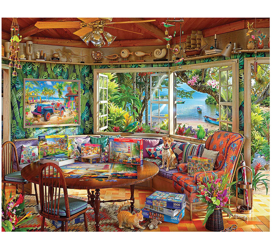 White Mountain Puzzler’s Paradise Puzzle 1000pcs