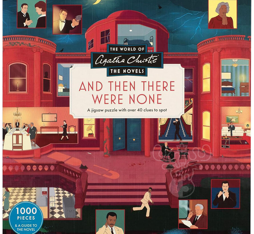 Laurence King The World of Agatha Christie: And Then There Were None Puzzle 1000pcs