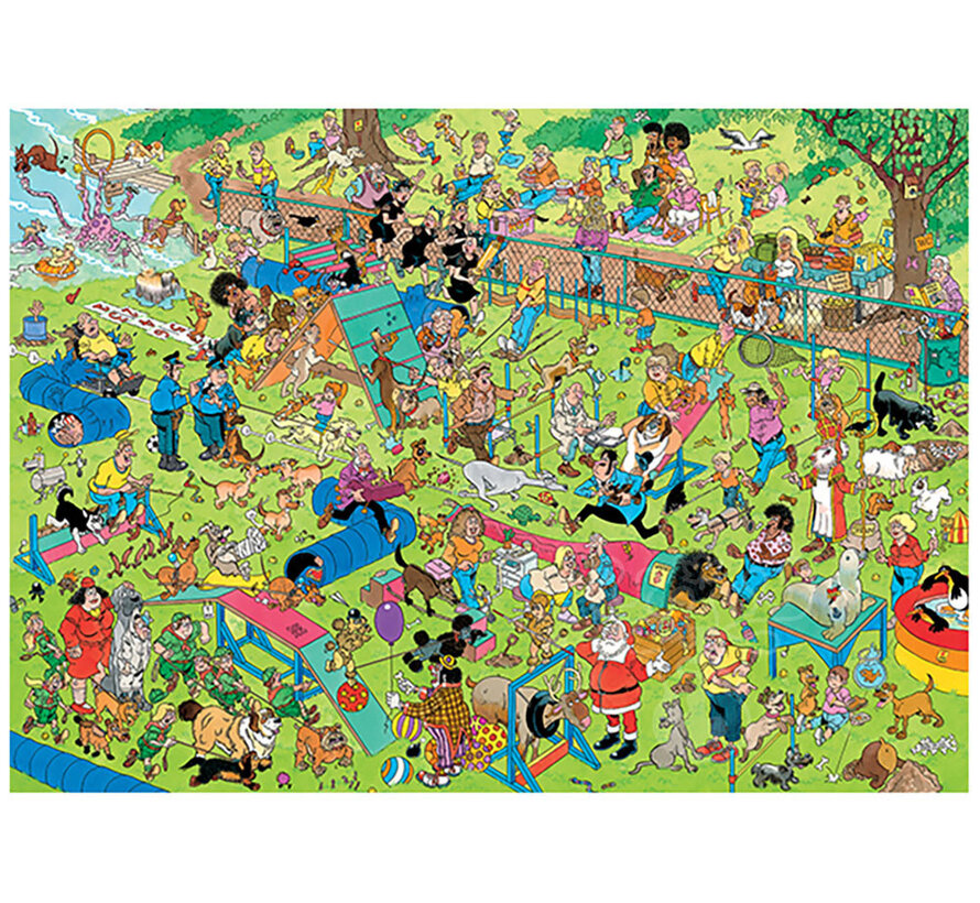 Jumbo Jan van Haasteren - Dog Parkour Puzzle 1000pcs