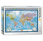 Eurographics Education: Map of the World Puzzle 1000pcs