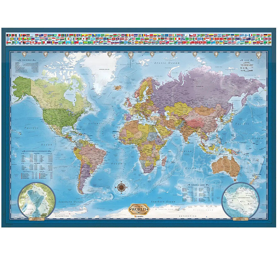 Eurographics Education: Map of the World Puzzle 1000pcs