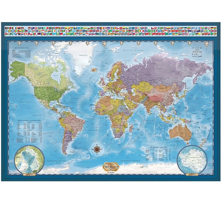 Eurographics Map of the World Puzzle 1000pcs