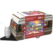 Eurographics Eurographics Christmas Camping Trailer Puzzle 550pcs in a Shaped Tin