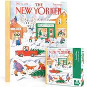 New York Puzzle Company New York Puzzle Co. The New Yorker: Snow Day Mini Puzzle 100pcs