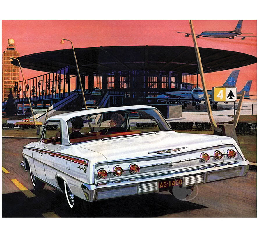 New York Puzzle Co. General Motors: Come Fly With Me Mini Puzzle 100pcs