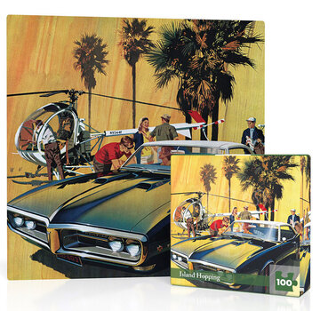 New York Puzzle Company New York Puzzle Co. General Motors: Island Hopping Mini Puzzle 100pcs
