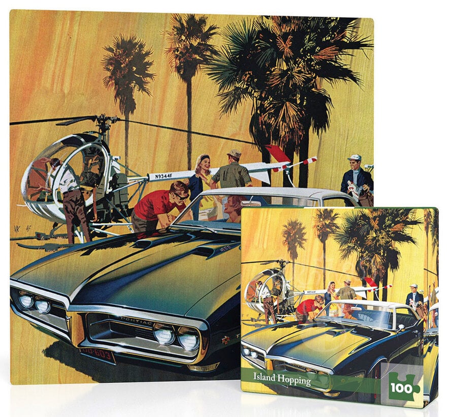 New York Puzzle Co. General Motors: Island Hopping Mini Puzzle 100pcs