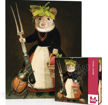 New York Puzzle Company New York Puzzle Co. Bill Mayer: Berry Mary Mini Puzzle 100pcs