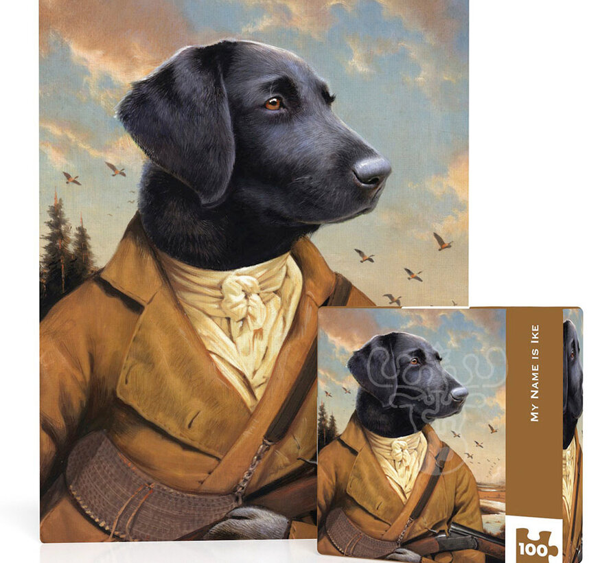 New York Puzzle Co. Bill Mayer: My Name is Ike Mini Puzzle 100pcs