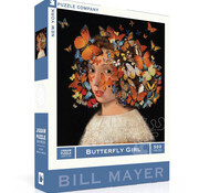 New York Puzzle Company New York Puzzle Co. Bill Mayer: Butterfly Girl Puzzle 500pcs
