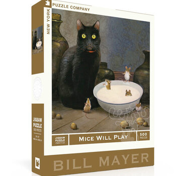 New York Puzzle Company New York Puzzle Co. Bill Mayer: Mice Will Play Puzzle 500pcs