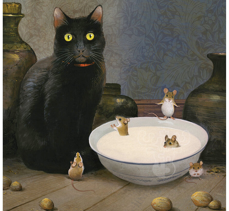 New York Puzzle Co. Bill Mayer: Mice Will Play Puzzle 500pcs