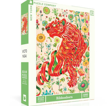 New York Puzzle Company New York Puzzle Co. Victo Ngai: Ribbonborn Puzzle 1000pcs