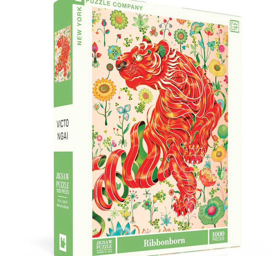 New York Puzzle Co. Victo Ngai: Ribbonborn Puzzle 1000pcs