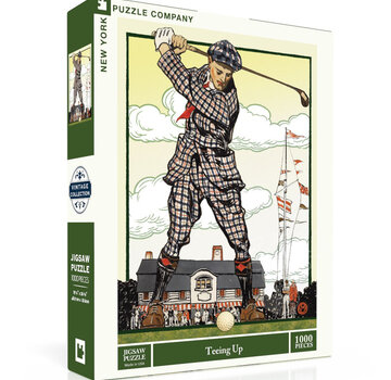 New York Puzzle Company New York Puzzle Co. Vintage Collection: Teeing up Puzzle 1000pcs