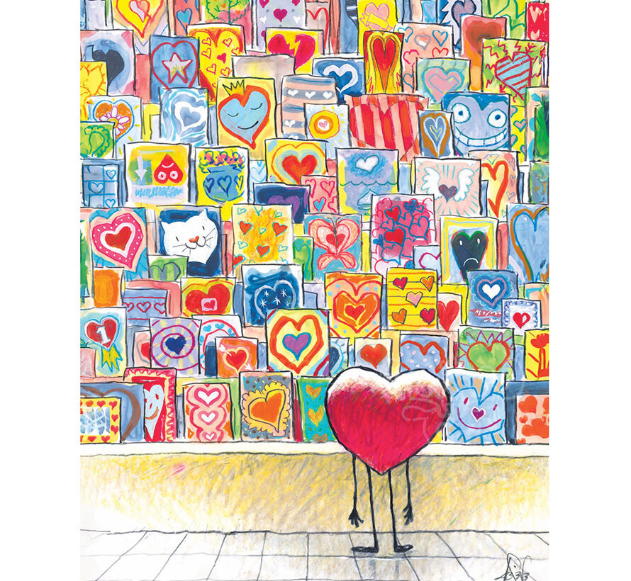 New York Puzzle Co. Peter de Sève: Heart Trouble Puzzle 1000pcs