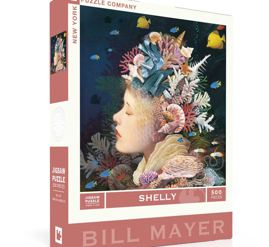 New York Puzzle Co. Bill Mayer: Shelly Puzzle 500pcs