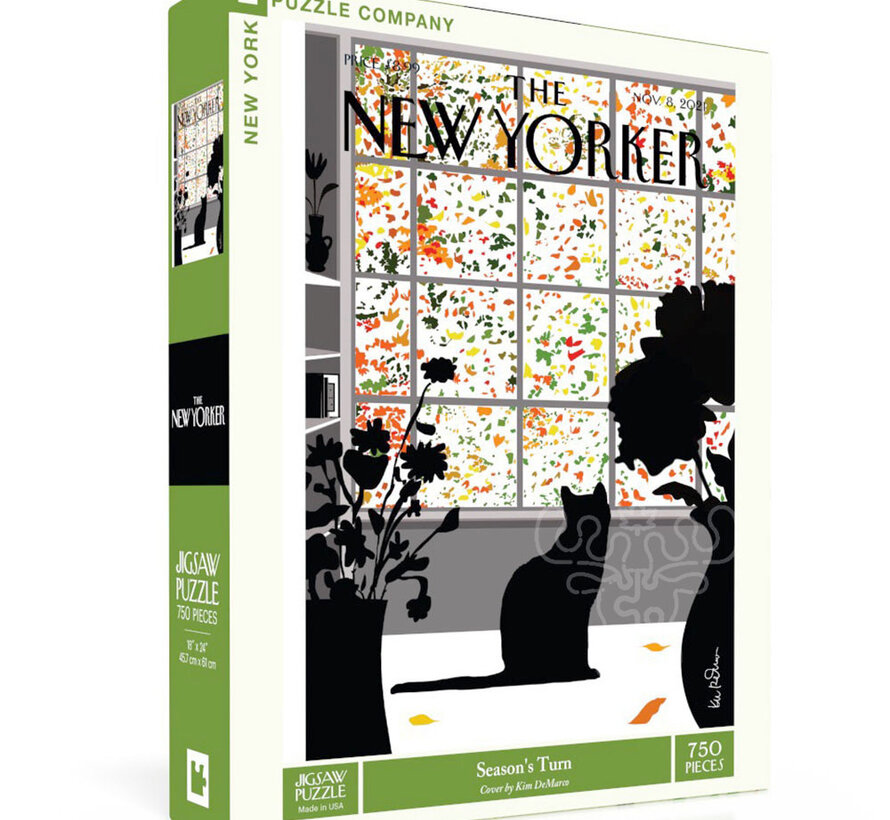 New York Puzzle Co. The New Yorker: Season's Turn Puzzle 750pcs