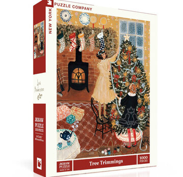 New York Puzzle Company New York Puzzle Co. Loré Pemberton: Tree Trimmings Puzzle 1000pcs