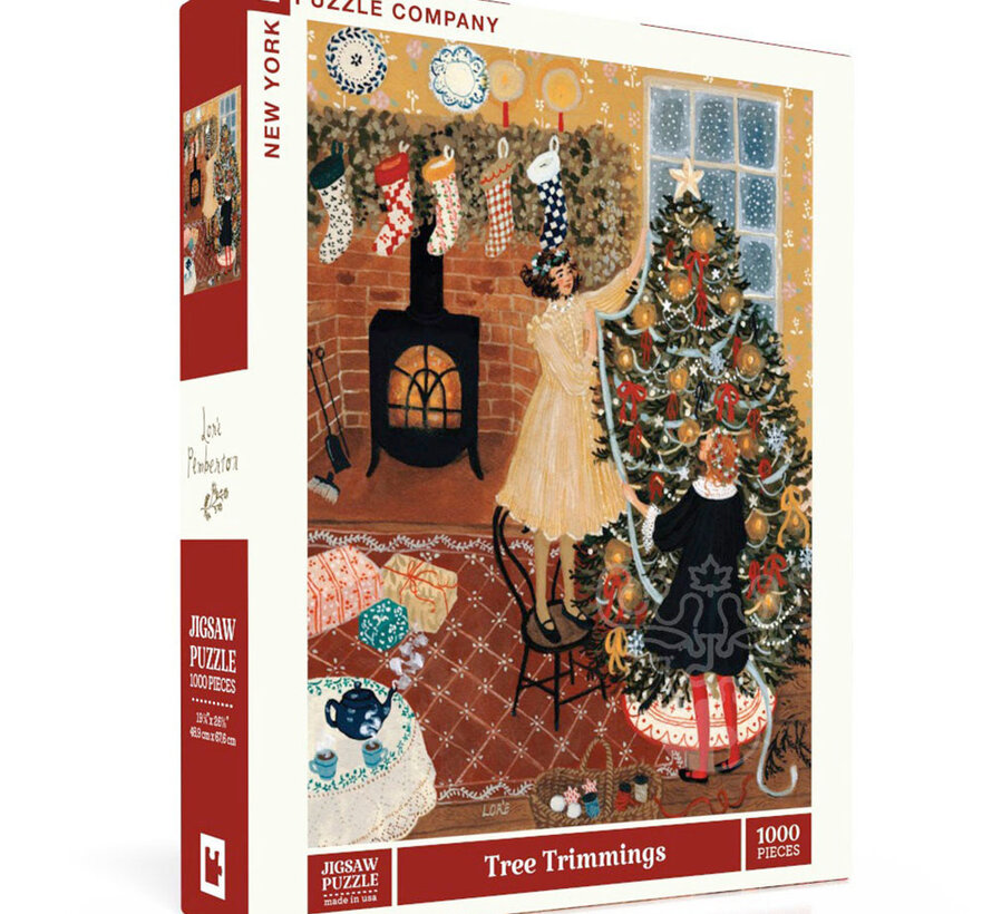 New York Puzzle Co. Loré Pemberton: Tree Trimmings Puzzle 1000pcs