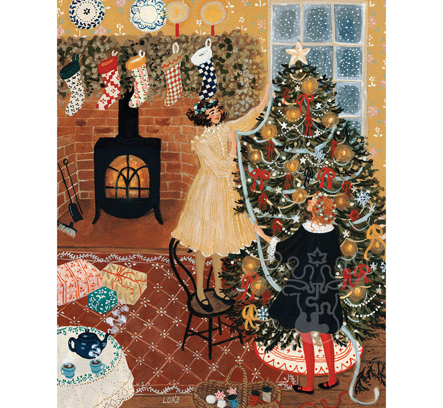 New York Puzzle Co. Loré Pemberton: Tree Trimmings Puzzle 1000pcs