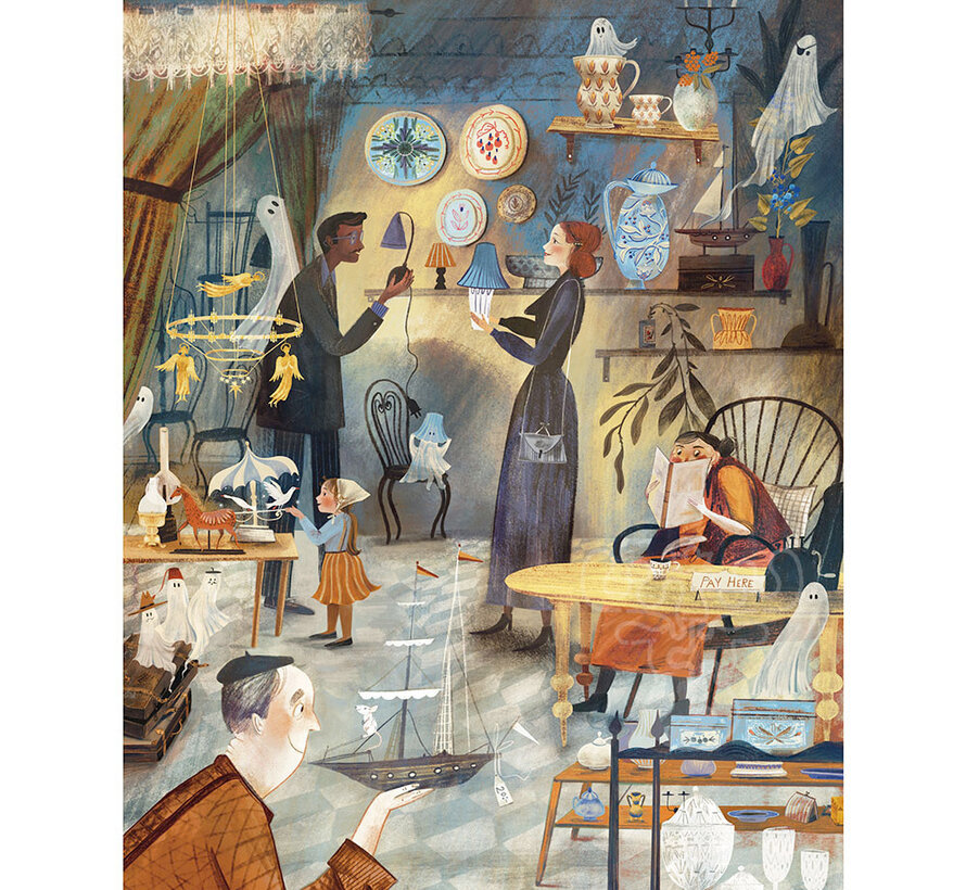 New York Puzzle Co. Adelina Lirius: Spooky Shop 1000pcs