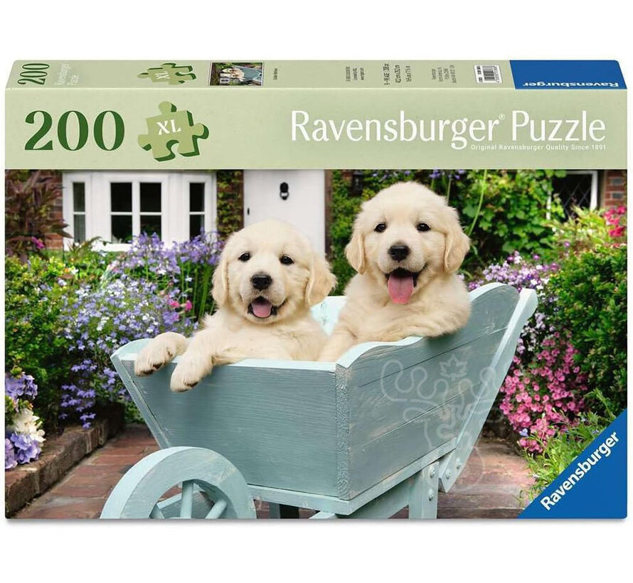 Ravensburger Feel Well & Puzzle: Golden Retriever Puzzle 200pcs XL