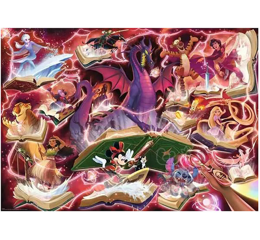 Ravensburger Disney Lorcana Glimmers of the Realm: Ruby Puzzle 1000pcs