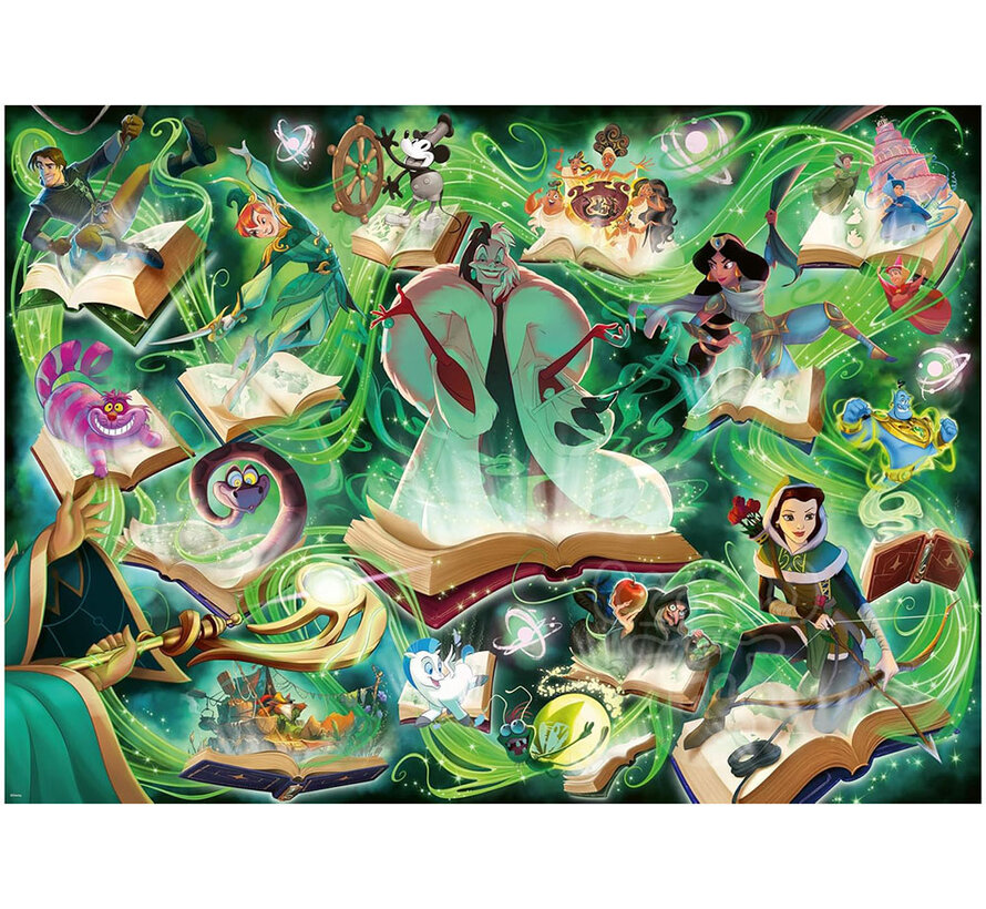 Ravensburger Disney Lorcana Glimmers of the Realm: Emerald Puzzle 1000pcs