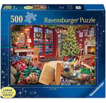 Ravensburger Ravensburger Cozy Christmas Retreat Large Format Puzzle 500pcs