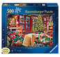 Ravensburger Cozy Christmas Retreat Large Format Puzzle 500pcs
