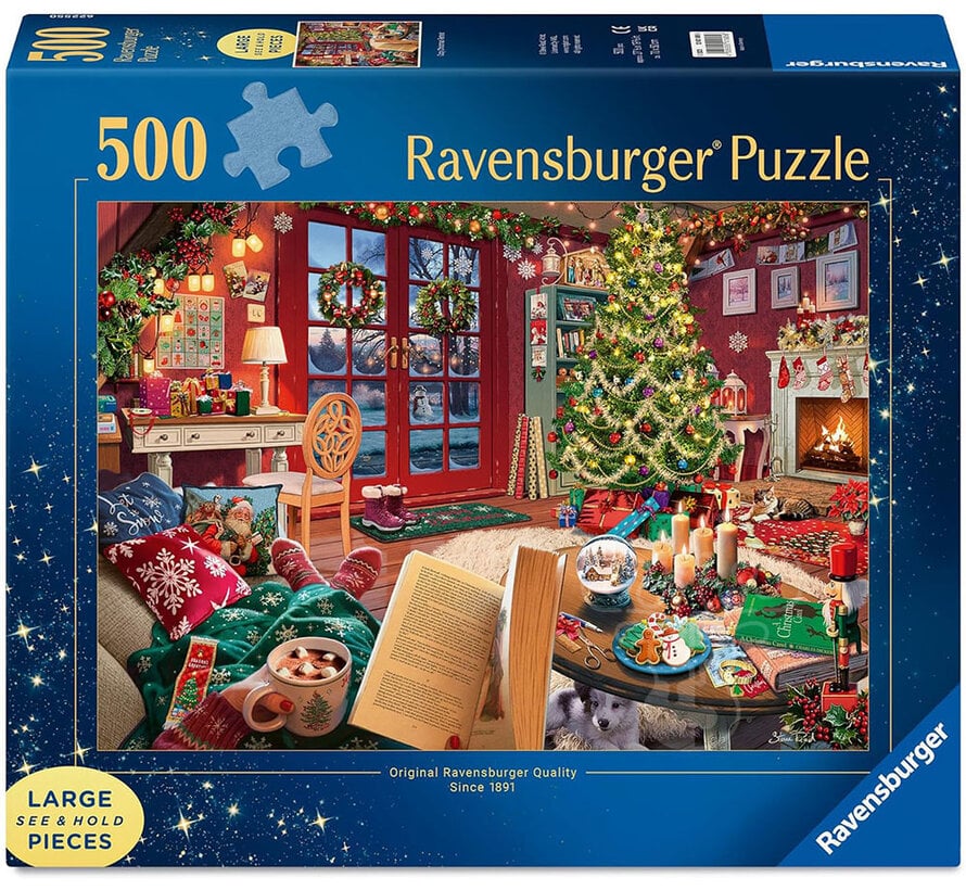 Ravensburger Cozy Christmas Retreat Large Format Puzzle 500pcs