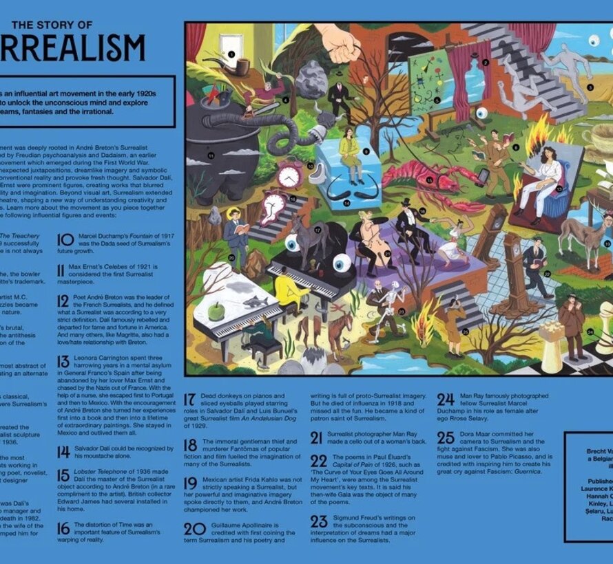 Laurence King The Story of Surrealism 500pcs