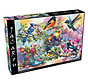 FINAL SALE JaCaRou Lovely Feathered Beauties (Collection NovIA) Puzzle 1000pcs