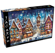 JaCaRou Puzzles JaCaRou Twinkling Holiday Streets (Collection NovIA) Puzzle 1000pcs