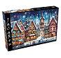 FINAL SALE JaCaRou Twinkling Holiday Streets (Collection NovIA) Puzzle 1000pcs
