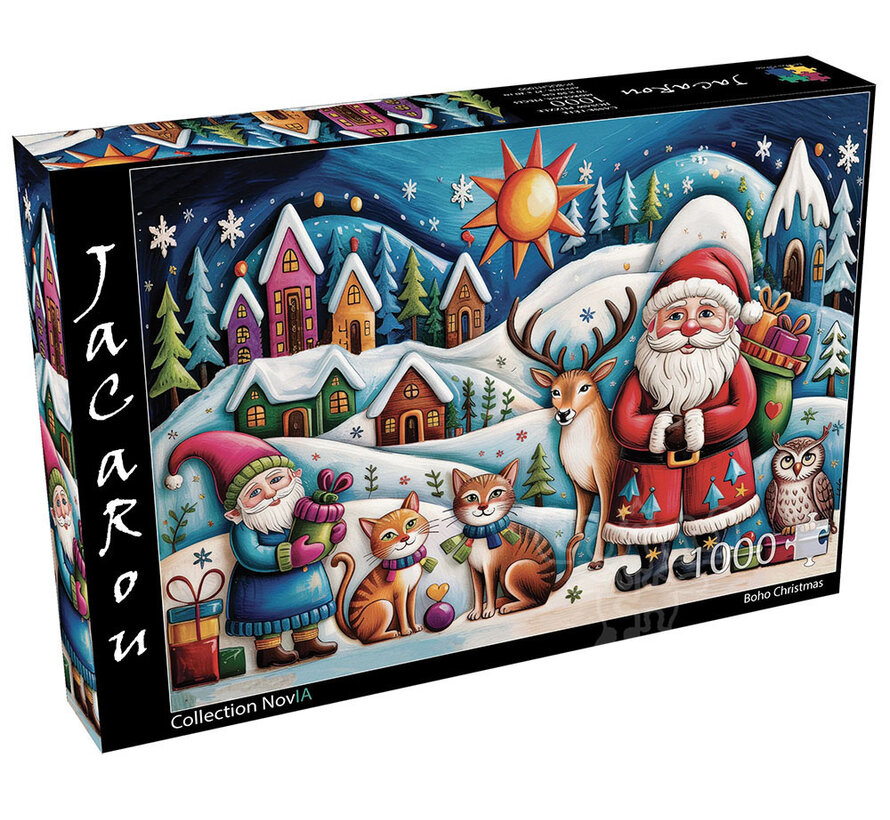 JaCaRou Boho Christmas (Collection NovIA) Puzzle 1000pcs