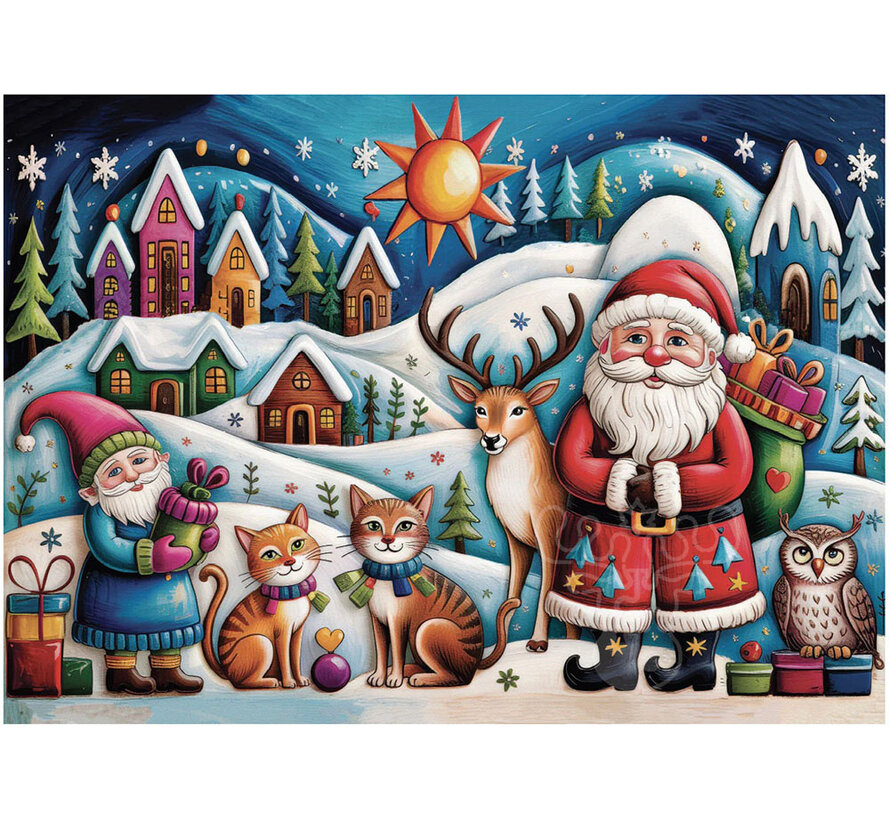 JaCaRou Boho Christmas (Collection NovIA) Puzzle 1000pcs