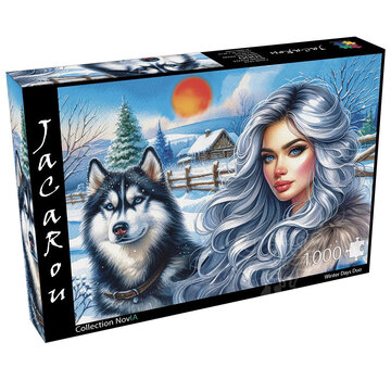 JaCaRou Puzzles FINAL SALE JaCaRou Winter Days Duo (Collection NovIA) Puzzle 1000pcs