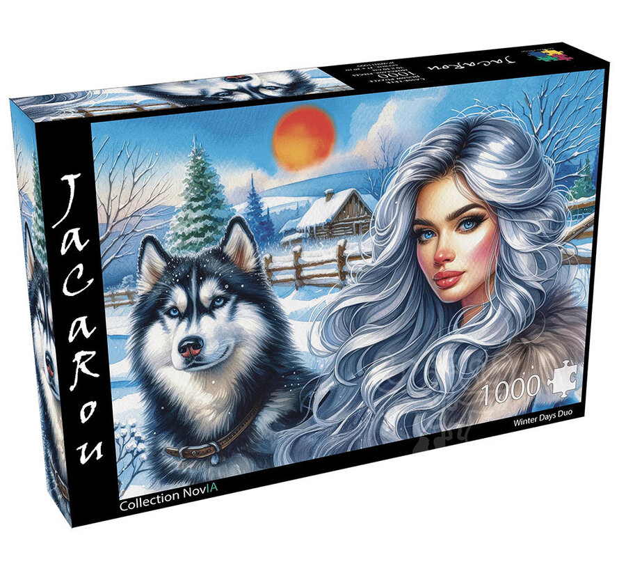 FINAL SALE JaCaRou Winter Days Duo (Collection NovIA) Puzzle 1000pcs