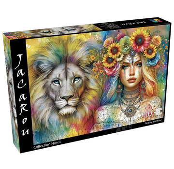 JaCaRou Puzzles JaCaRou Beauty and Roar (Collection NovIA) Puzzle 1000pcs
