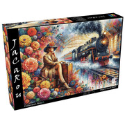 JaCaRou Puzzles FINAL SALE JaCaRou Elegance Meets Steam (Collection NovIA) Puzzle 1000pcs