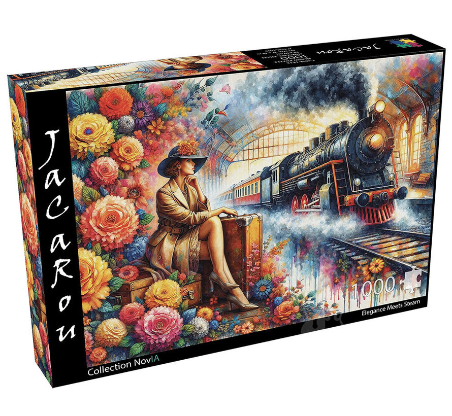 JaCaRou Elegance Meets Steam (Collection NovIA) Puzzle 1000pcs