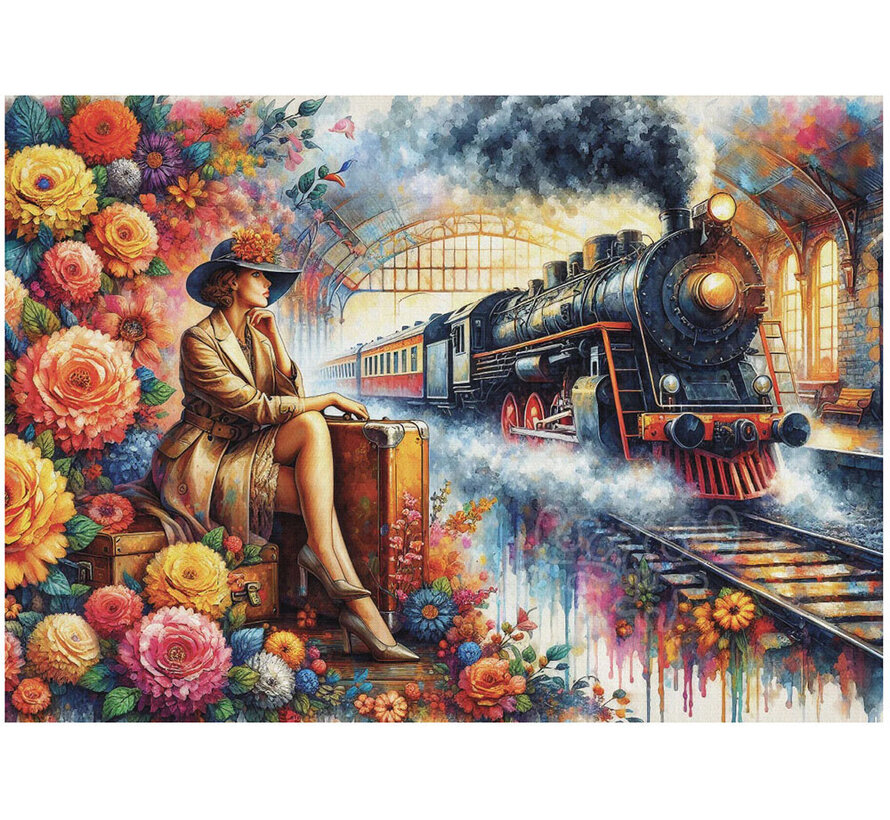 JaCaRou Elegance Meets Steam (Collection NovIA) Puzzle 1000pcs